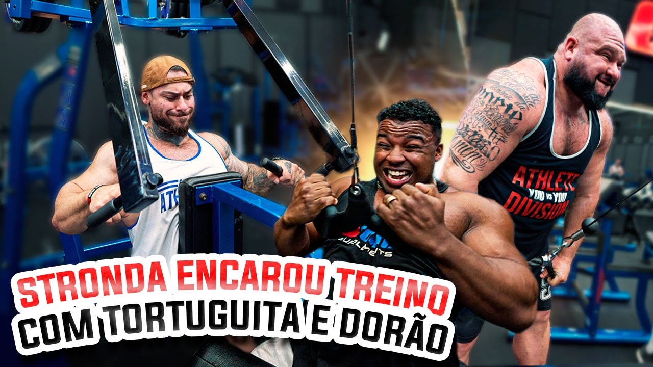 LEO STRONDA, DORÃO E TORTUGUITA FORAM ATÉ O LIMITE NO TREINO