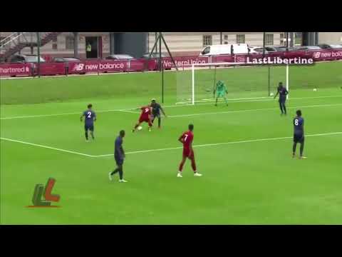 Ethan Laird vs Liverpool U18s