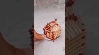 Download lagu Kerajinan tangan membuat rumah dari korek api kayu #tutorial #mainananak #kerajinantangan #shorts mp3