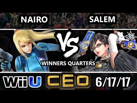 CEO 2017 Smash 4 - NRG | Nairo (ZSS) vs MVG | Salem (Bayonetta) Wii U Winner’s Quarterfinals