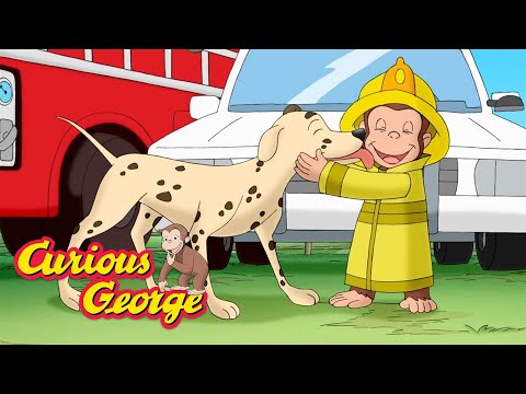 George Saves Blaze the Firedog ???? Curious George ???? Kids Cartoon ???? Kids Movies
