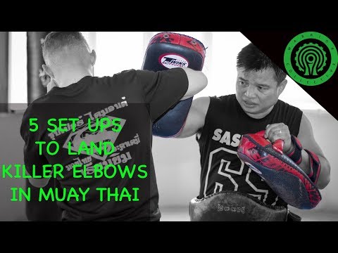 Muay Thai 5 Set ups to land Killer Elbows Tutorial