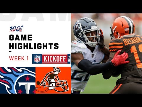 Titans vs. Browns Week 1 Highlights | NFL 2019 Video