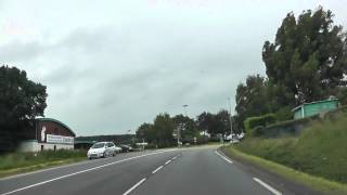 preview picture of video 'Driving Along Boulevard de Reo D712B, Saint-Martin-des-Champs, Finistère, Brittany, France'