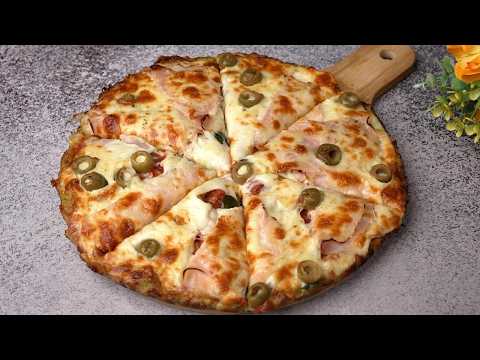 Healthy Pizza in 5 Minutes! Easy and Quick to Make!