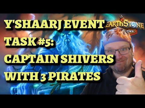 Y'Shaarj Event Task #5: No Shivers - HEROIC Captain Shivers 3 Pirates Hearthstone Mercenaries guide