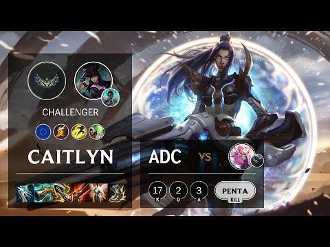 Caitlyn ADC vs Seraphine - EUW Challenger Patch 12.5