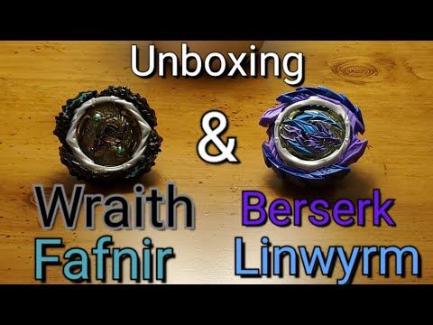 (4 MODES!) Berserk Linwyrm L7 & Wraith Fafnir F7 Beyblade Burst Quaddrive unboxing