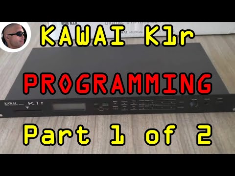 kawai k1 (K1r, K1m) Synthesizer Programming (part 1 of 2). Vintage Synth programming.