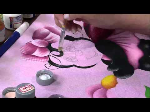 Mulher.com 16/04/2013 - Pintura em Tecido Patch Colagem 3D Eliana Rolim  Parte 2