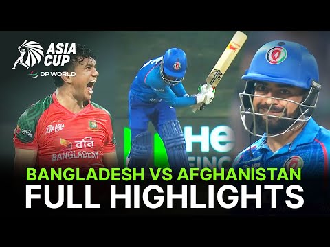 Match 9 | Bangladesh vs Afghanistan | Match Highlights | DP World Asia Cup 2025 | ZF1K