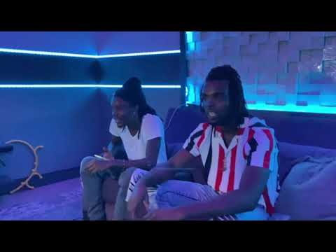 Nation Boss alongside yaksta vibing to "Emotion" in studio