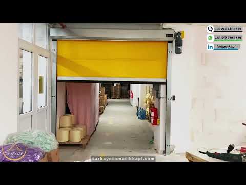 Hızlı PVC sarmal branda kapı videosu 6