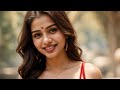4K Indian Fashion Show AI Art Lookbook Model Sea With Beach