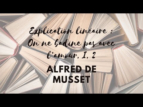 Linear explanation / We don't joke with love, Act I, Scene 2