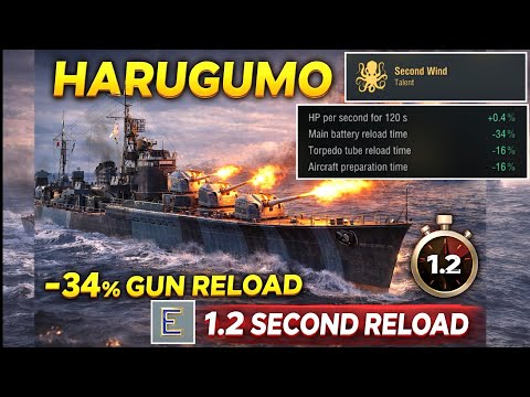 HARUGUMO kraken GOES BRRrr 1.2s Reload Yamamoto Second Wind Activated...turns it into a machine gun.