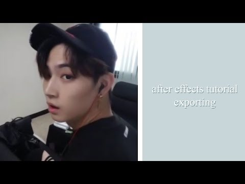 exporting tutorial || after effects cc 2019