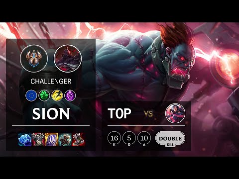 Sion Top vs Irelia - EUW Challenger Patch 11.6