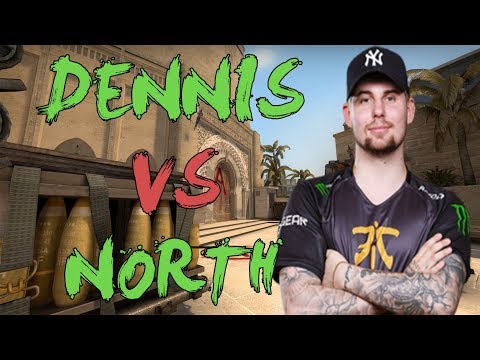 CSGO: POV GODSENT dennis vs North (27/13) mirage @ ESL Pro League Season 6 EU