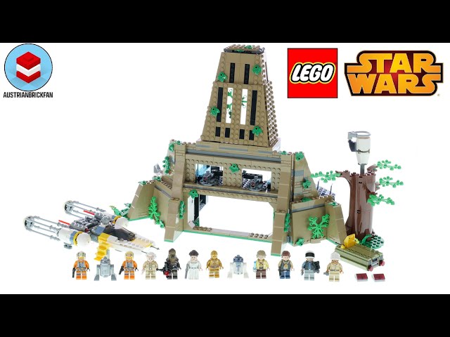 Vídeo relacionado con LEGO 75365 Star Wars Base Rebelde de Yavin 4 con 10 minifiguras que incluyen a Luke Skywalker, la Princesa Leia, Chewbacca y 2 Figuras Droide, Caza Estelar Ala-Y y Sala de Mando de Una Nueva Esperanza