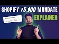 Shopify 5 000 Mandate Explained Hindi Don T Panic About This UPI Payment