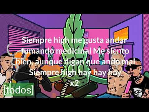 Gera Mx, Neto Peña, Santa Fe Klan, Jozue - Siempre High [LETRA]