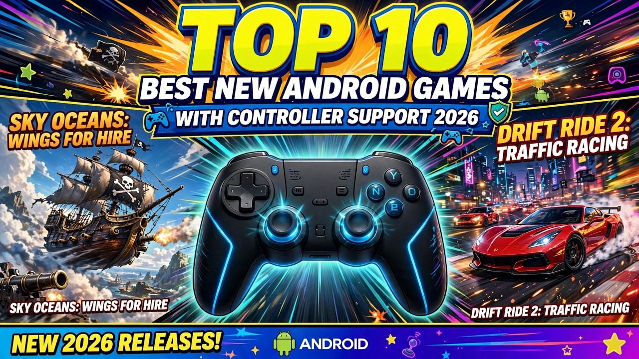 Top 10 Best New Android Games With Controller Support 2026