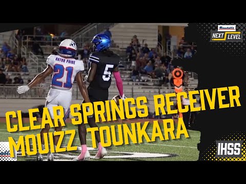 Underrated Wide Receiver Mouizz Tounkara Shines: Clear Springs HS Football Highlights
