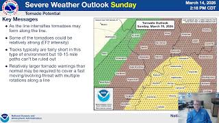 Storm Update NWS Paducah 3 pm March 14, 2025