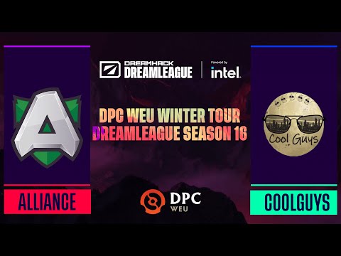 Dota2 - Alliance vs. Coolguys - Game 1 - DPC WEU Winter Tour - DreamLeague Season 16