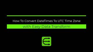 How To Convert Datetimes To UTC Time Zone