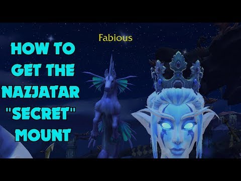 WoW BfA 8.2 - How to get Fabious, the secret mount in Nazjatar!