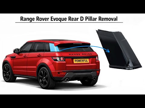 Range Rover Evoque Rear D/E Pillar Rear Trim Panel Removal / Waist Trim Replacement