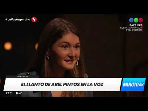 El llanto de Abel Pintos en La Voz Argentina- Minuto Argentina 🇦🇷