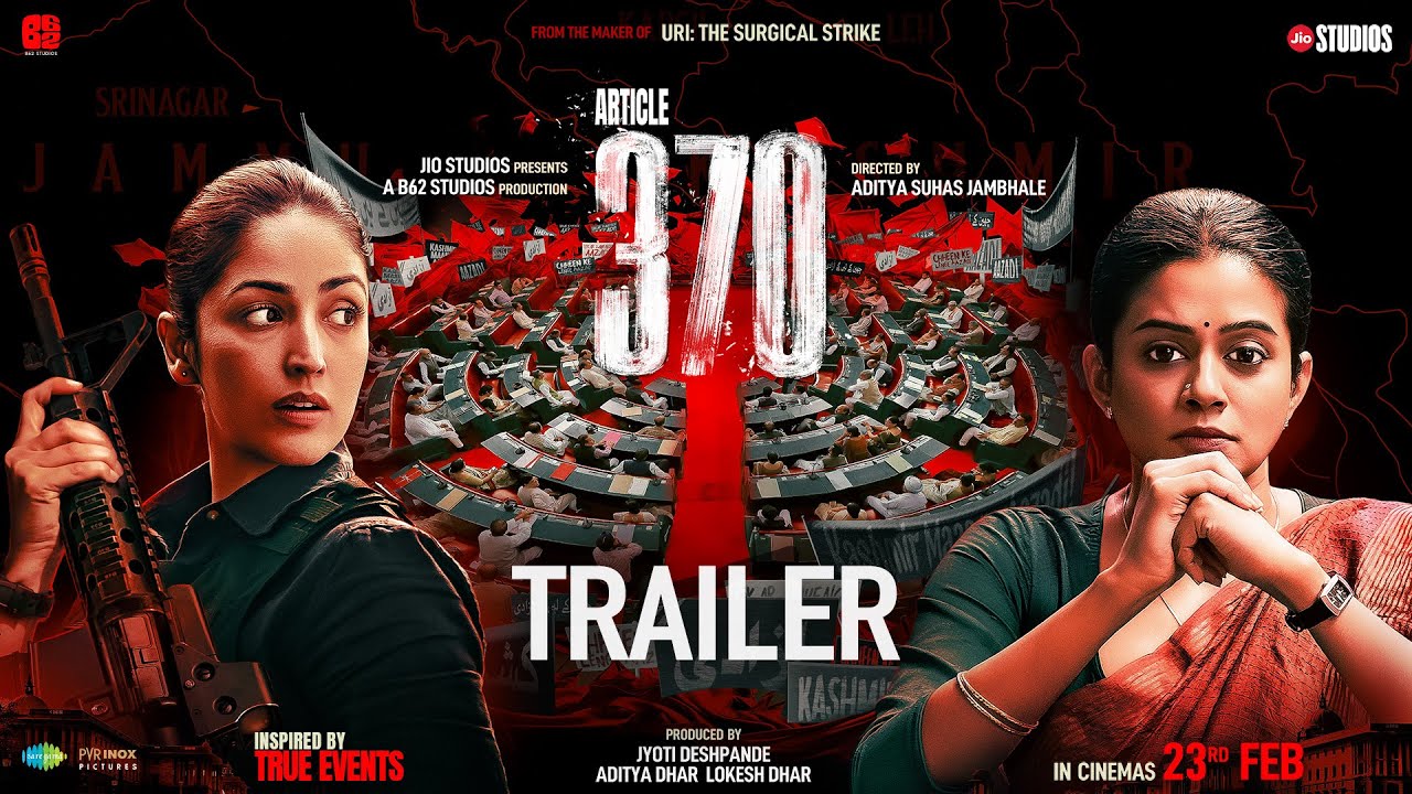 Intense Trailer Of Upcoming Movie Article 370 OUT: Yami Gautam Steals The Show