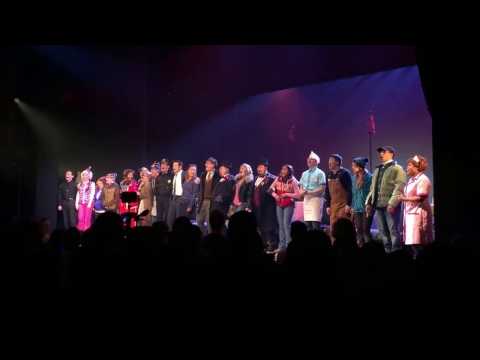 Groundhog Day Broadway 1st preview Curtain Call