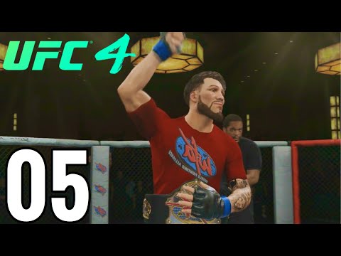 UFC 4 Welterweight Career Mode Walkthrough Part 5 - WFA TITLE FIGHT!