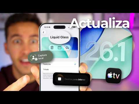 Ya disponible iOS 26.1 con el esperado selector para Liquid Glass, el cambio en las alarmas y estas otras novedades