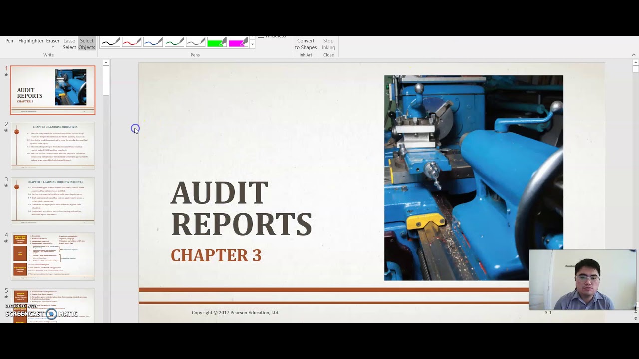Summary of Chapter 3 - Audit Reports (English Version)