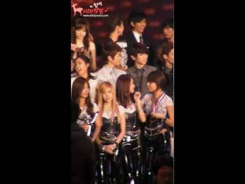 [Fancam] 091210 Yoona SNSD - encore ending@Golden Disk Awards