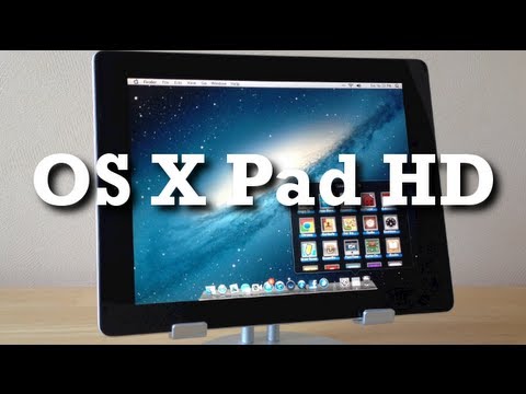 comment installer os x pad hd