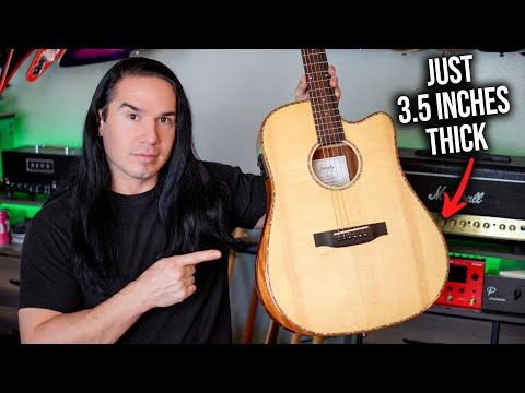 THIS Guitar IS CHANGING MY MIND About ACOUSTICS ($200 thin body cutaway)