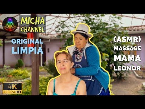 Energy Cleansing (Limpia) with ASMR Massage by Mama Leonor to Miss Charito in Ecuador to sleep well