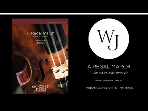 A Regal March from "Scipione" HWV 20 - Handel arr.  Christina Hans - 3036271