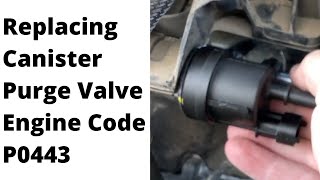 Replacing a Vapor Canister Purge Valve - Engine Code P0443