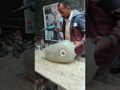 صنعنا تنك موتوسيكل شفاف #اكسبلور #فكرتين #clay #experiment #فن #diy #handmade #ديكور #فولو #النظافه