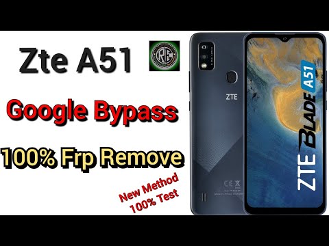 Zte A51 Frp Bypass/pattern Password Remove without PC New Method 2022 100% Test