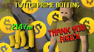 I made $1000 and 400m gp Gold Farming, Spending 10 Minutes a Day During Prime | OSRS Botting