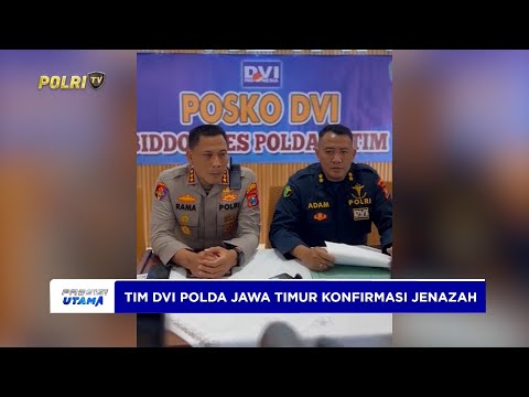TIM DVI POLDA JATIM BERHASIL IDENTIFIKASI SATU KORBAN KMP TUNU PRATAMA JAYA