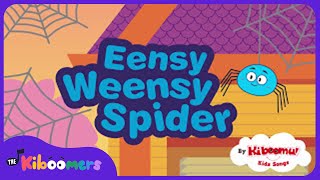 Eensy Weensy Spider | Spider Song for Kids | Nursery Rhyme | The Kiboomers
